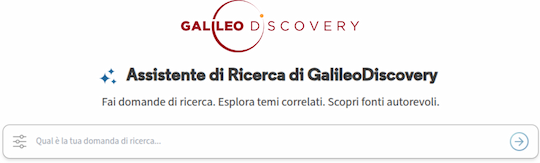 Assistente di Ricerca di GalileoDiscovery