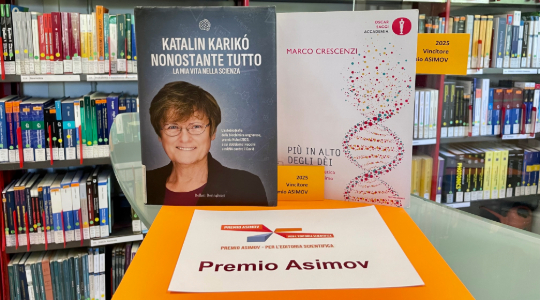 Premio Asimov: copertine dei libri vincitori
